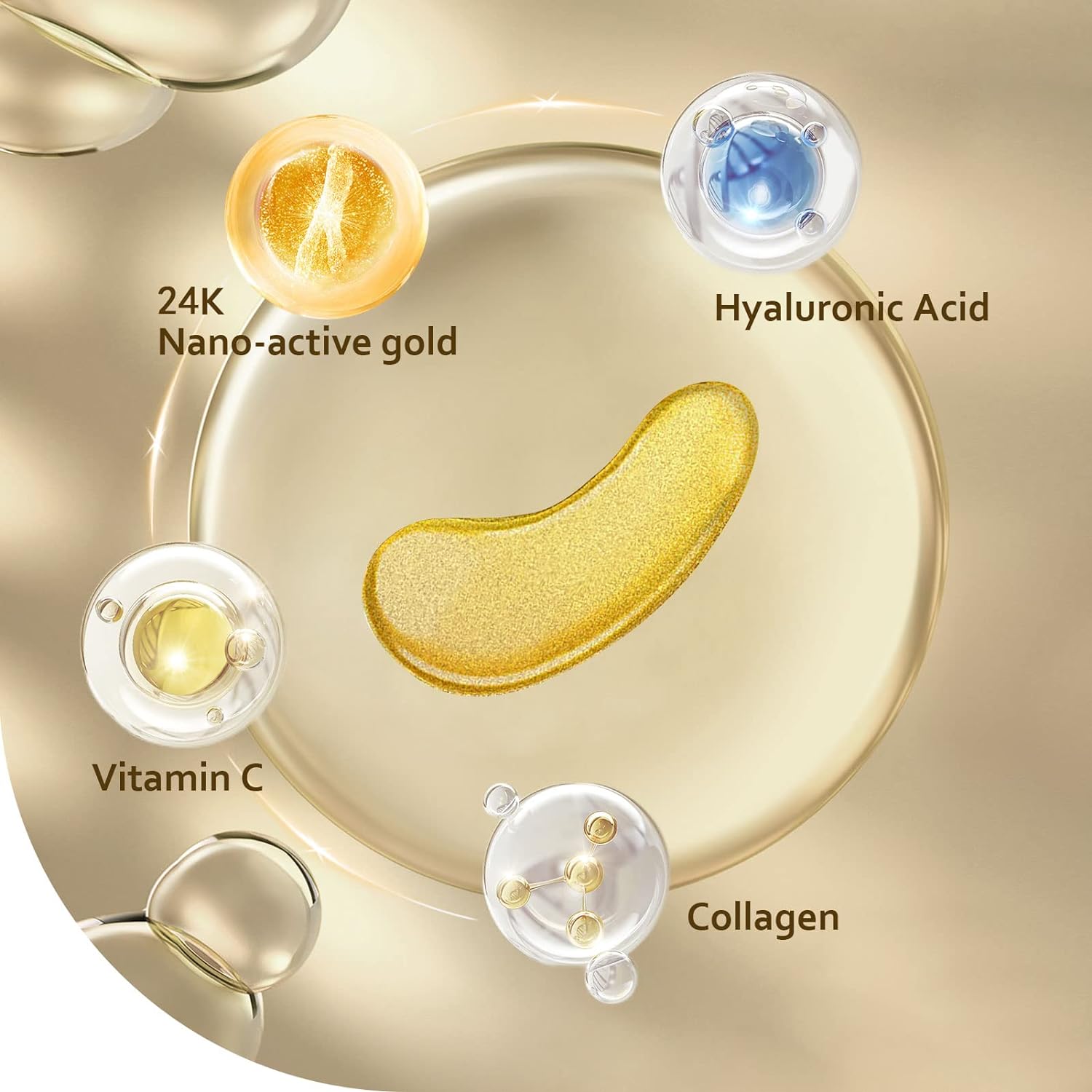 Radiant Glow Gold Eye Masks