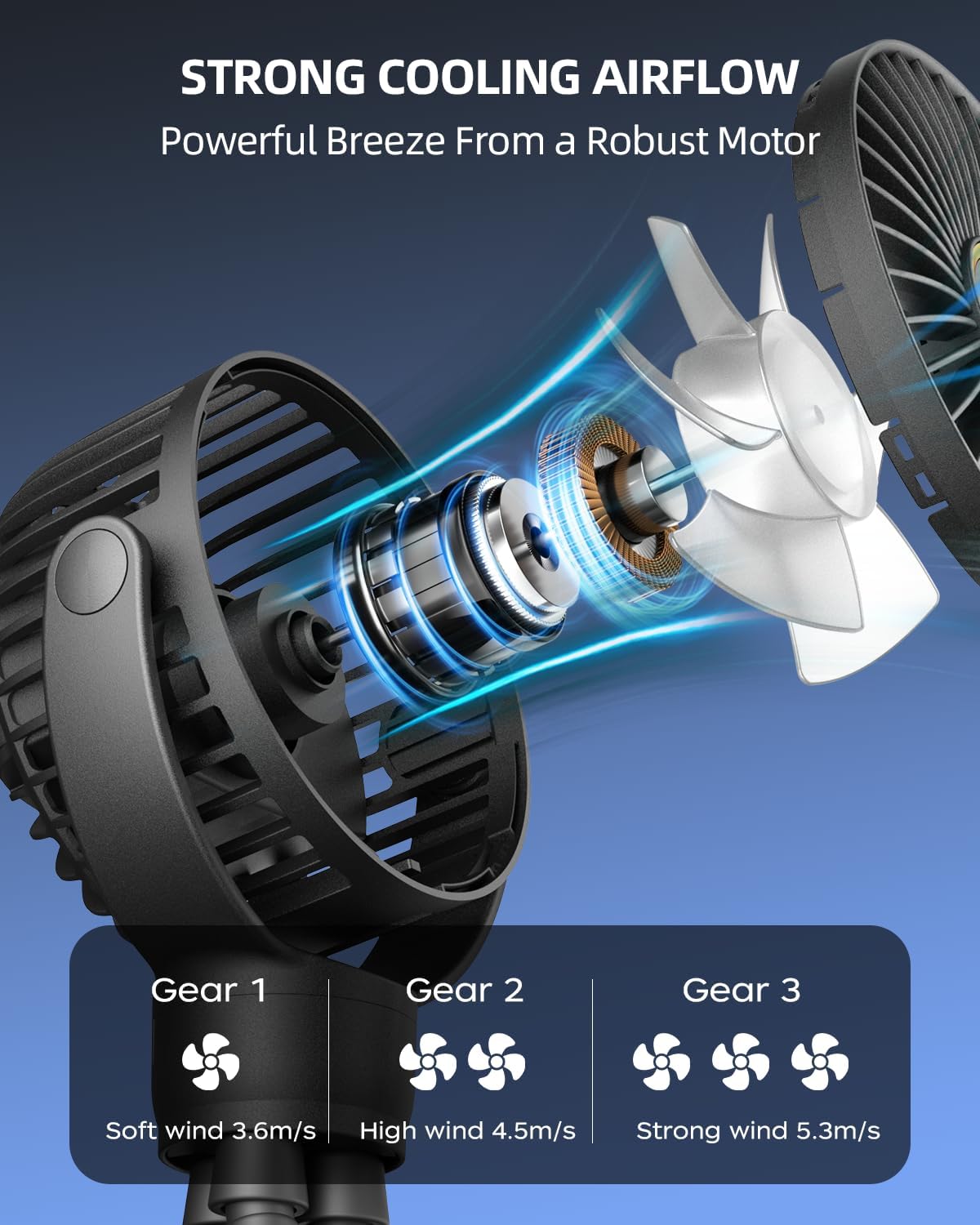 Mini Breeze Clip-On Fan