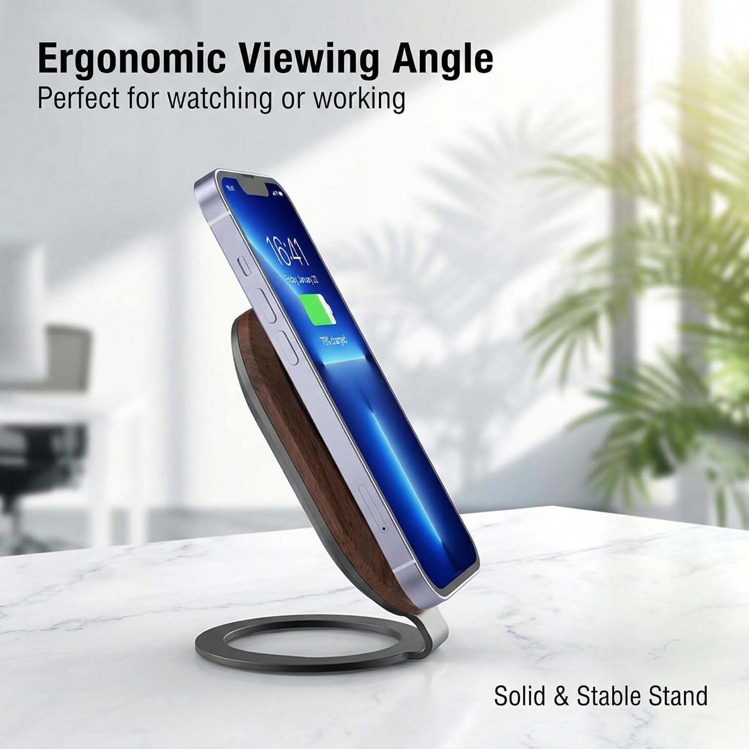 Wood Magnetic Charging Stand