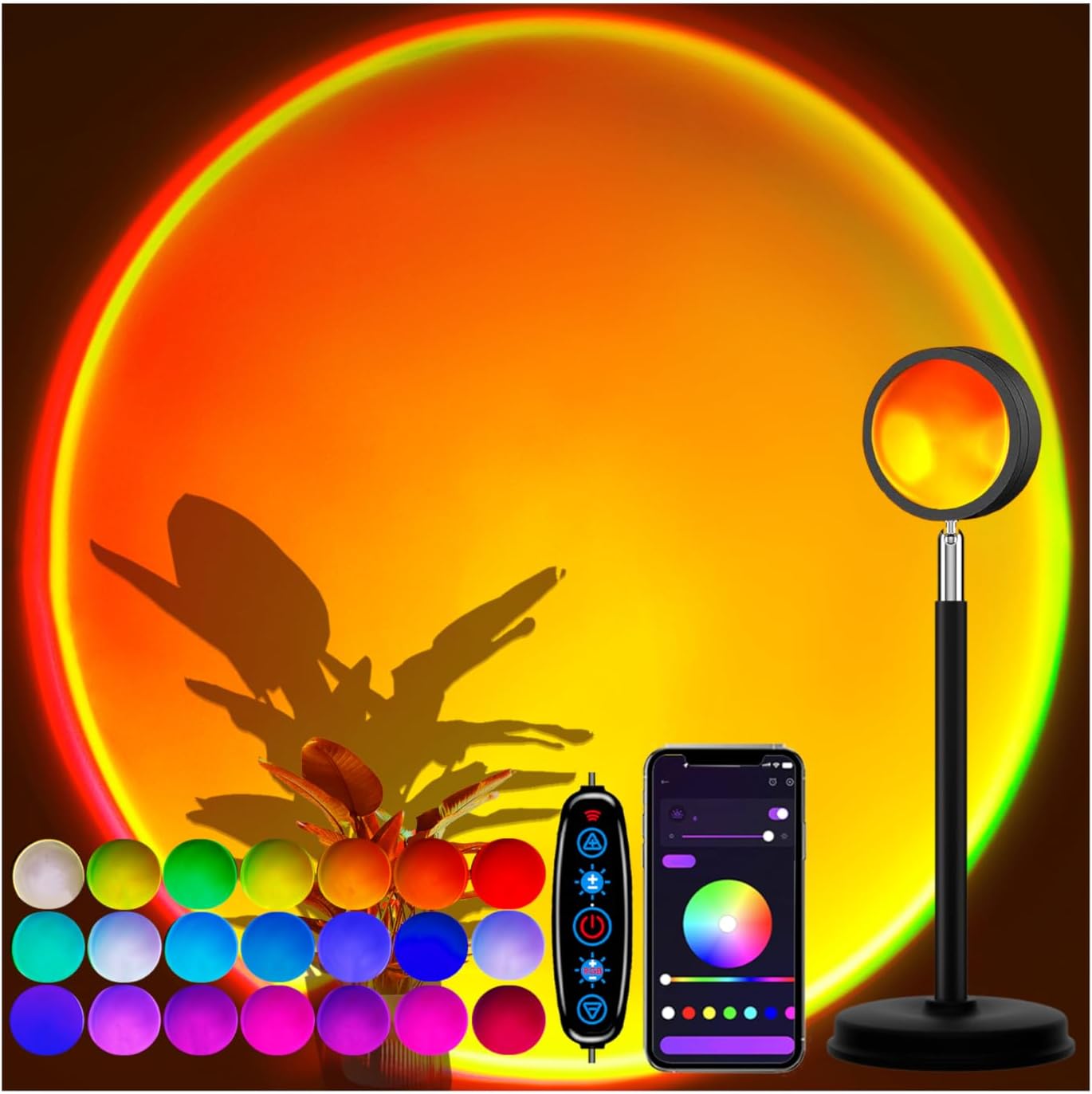 Vibrant Sunset Light Lamp
