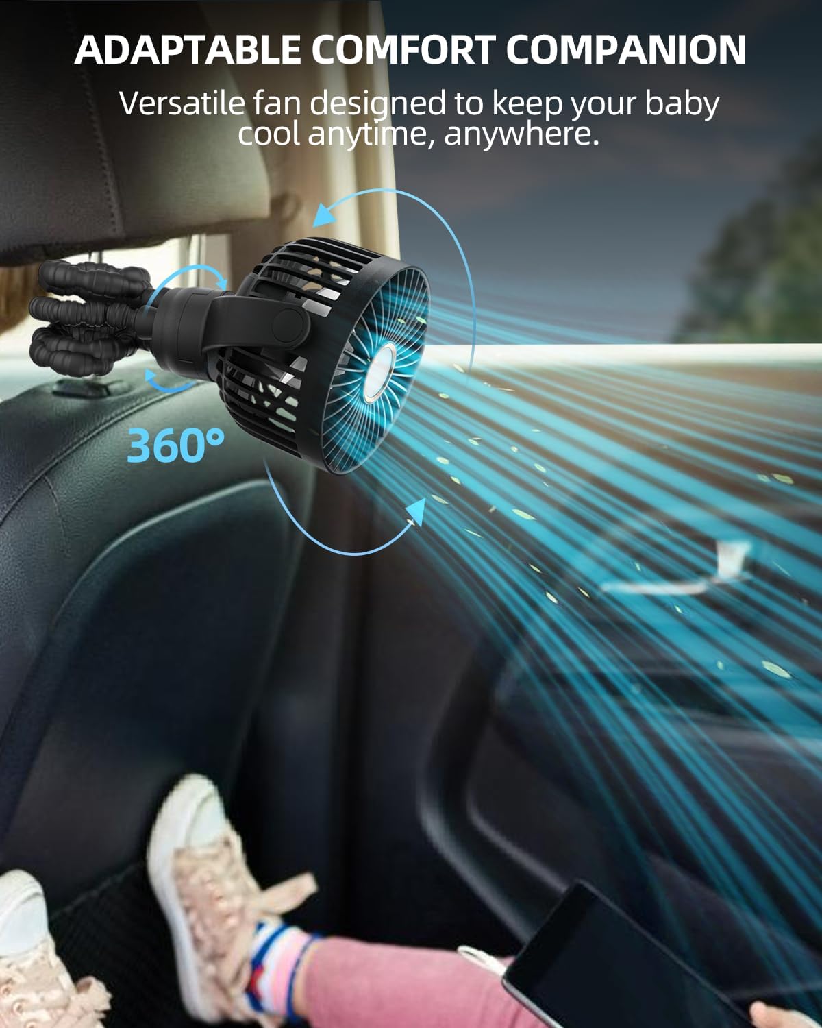 Mini Breeze Clip-On Fan