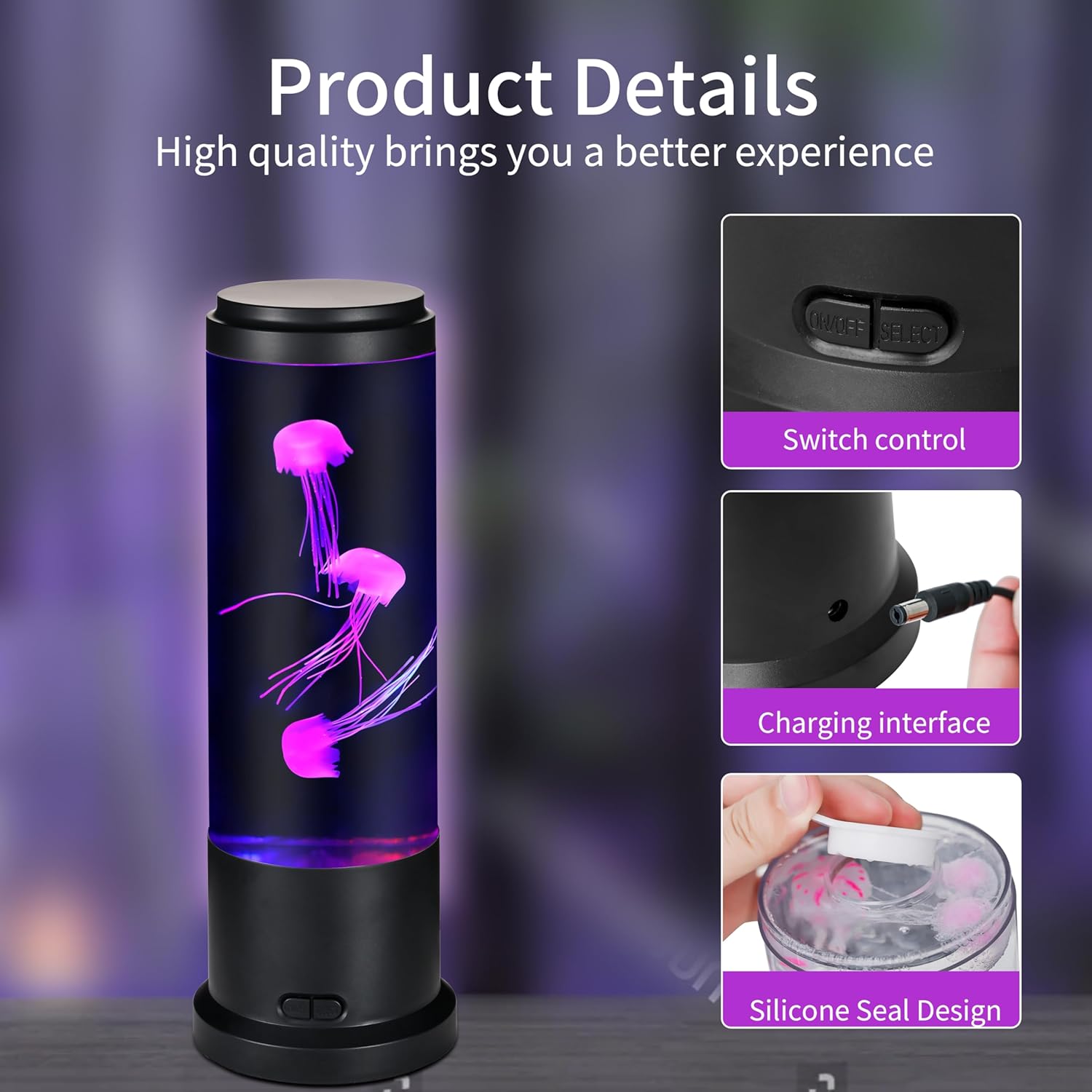 Colorful Jellyfish Mood Lamp